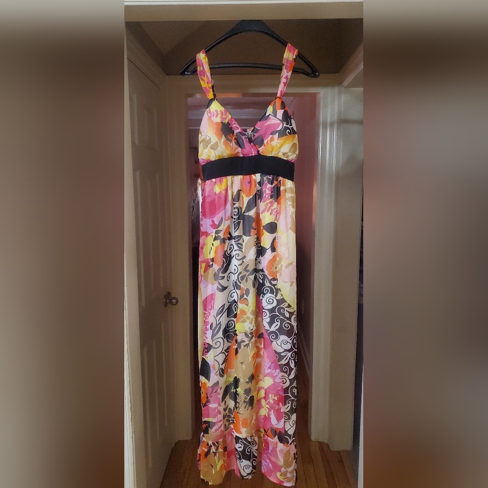 U & Me Floral Maxi Dress